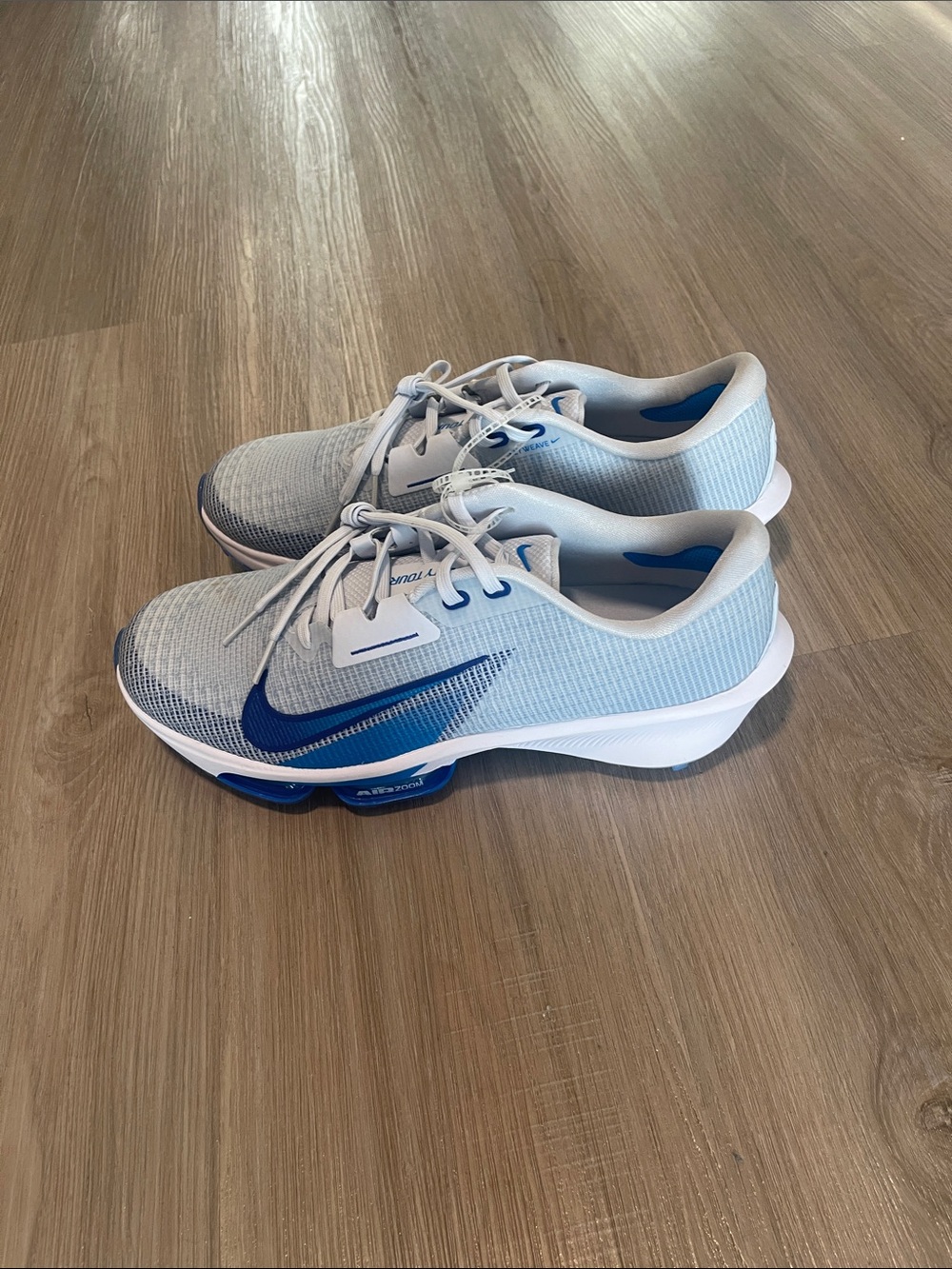 Nike Men’s Light Blue and Royal Blue Training Sneakers
